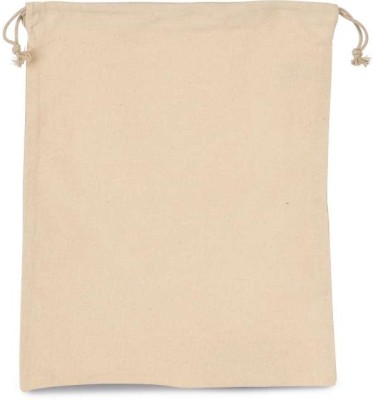COTTON BAG WITH DRAWCORD CLOSURE - LARGE SIZE