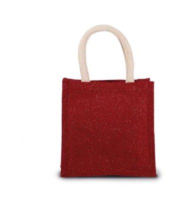 JUTE CANVAS TOTE - SMALL