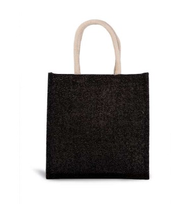 JUTE CANVAS TOTE - LARGE