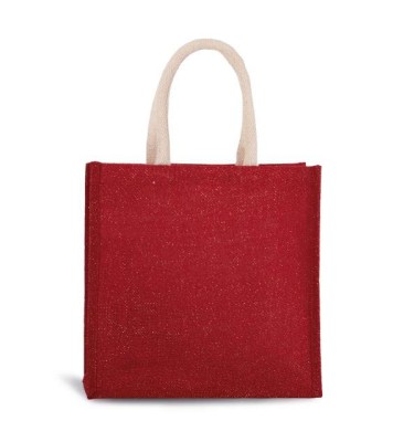 JUTE CANVAS TOTE - LARGE