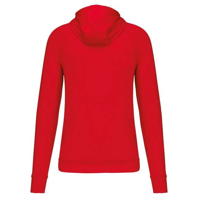 ZIP NECK HOODED SPORTS SWEATSHIRT