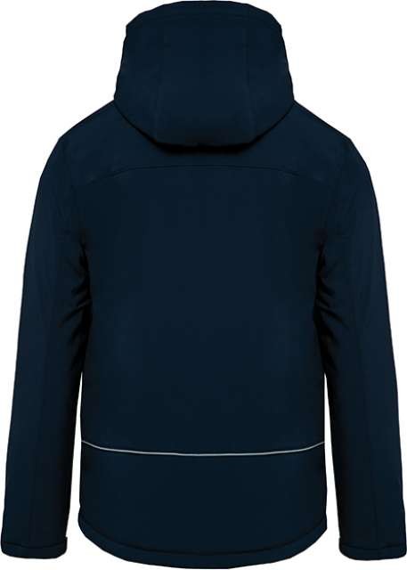 MEN'S HOODED SOFTSHELL LINED PARKA