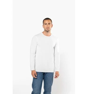 MEN'S LONG-SLEEVED CREW NECK T-SHIRT