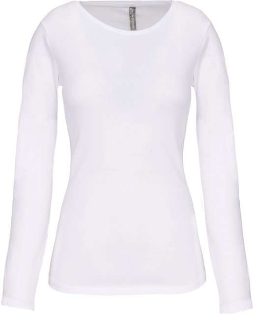 LADIES LONG-SLEEVED CREW NECK T-SHIRT