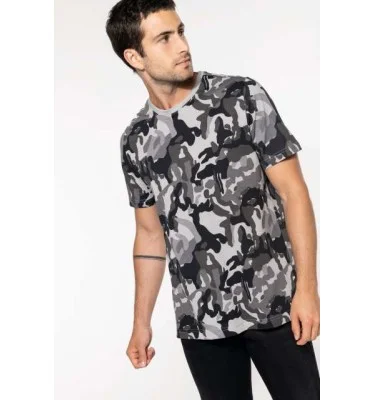 MEN'S SHORT-SLEEVED CAMO T-SHIRT