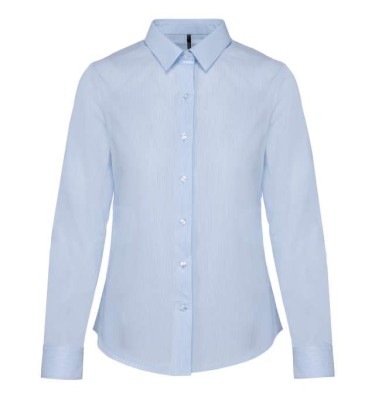 Striped pale blue