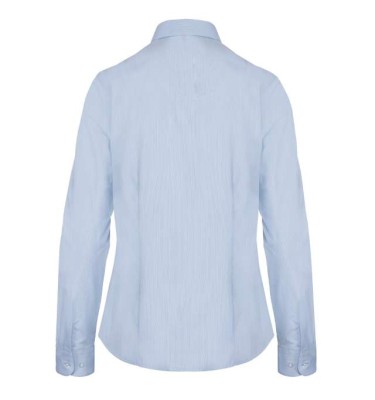 LADIES’ LONG-SLEEVED COTTON POPLIN SHIRT
