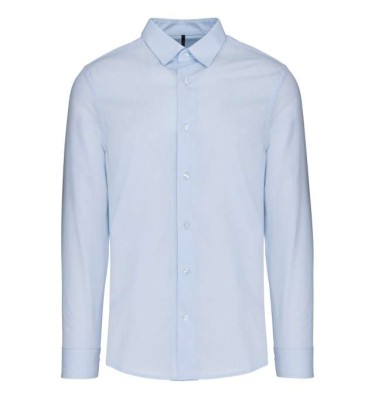 Striped pale blue