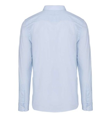 MEN’S LONG-SLEEVED COTTON POPLIN SHIRT