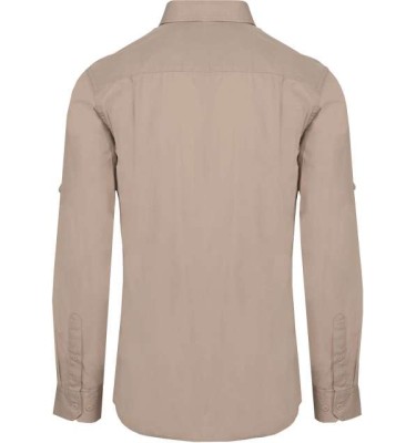 MEN'S LONG-SLEEVED SAFARI SHIRT