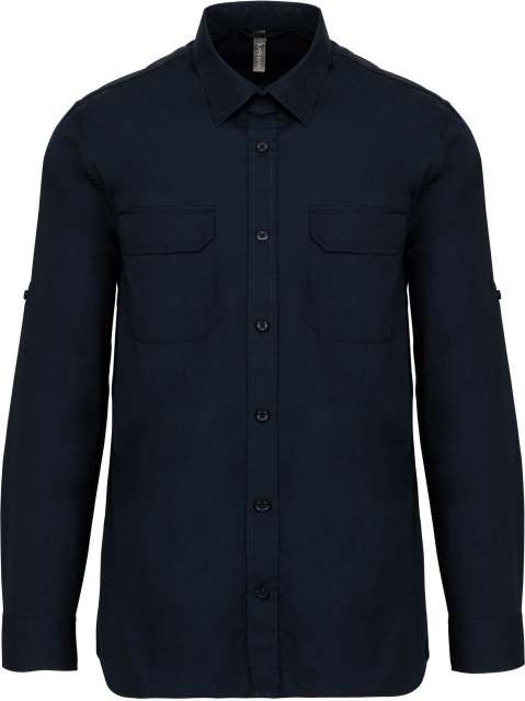 MEN'S LONG-SLEEVED SAFARI SHIRT