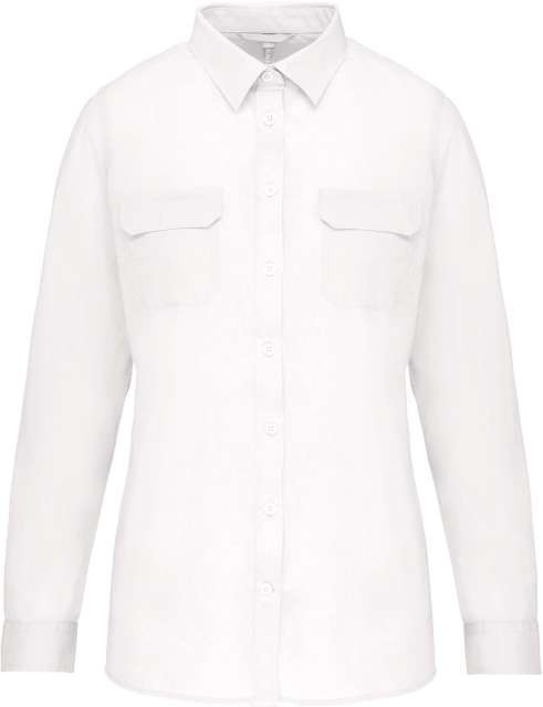 LADIES' LONG-SLEEVED SAFARI SHIRT