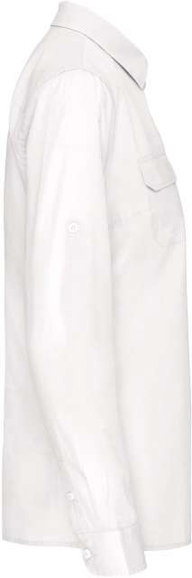 LADIES' LONG-SLEEVED SAFARI SHIRT