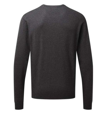 MEN'S CREW NECK COTTON RICH KNITTED SWEATER