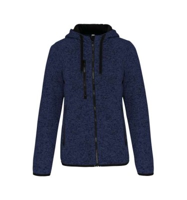 LADIES’ HEATHER HOODED JACKET