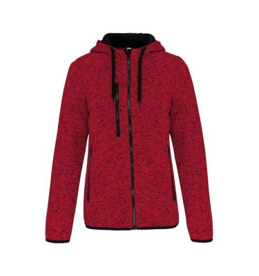 LADIES’ HEATHER HOODED JACKET
