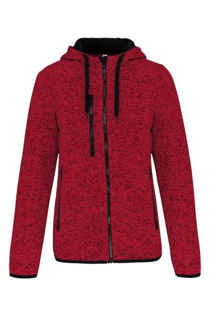LADIES’ HEATHER HOODED JACKET