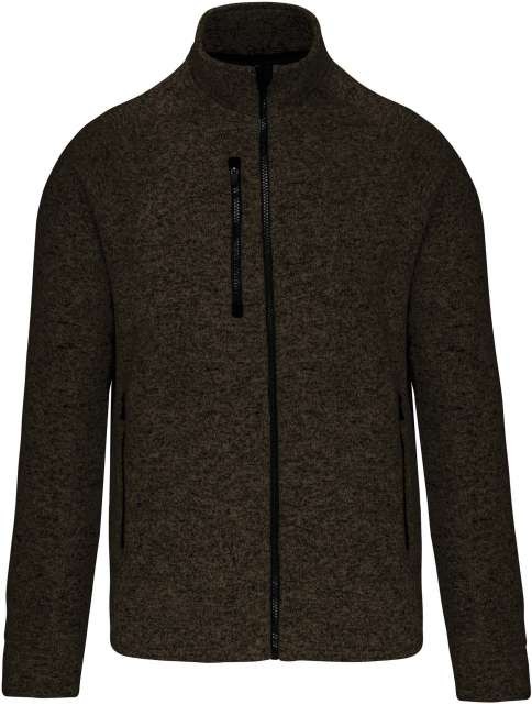 MEN'S FULL ZIP HEATHER JACKET