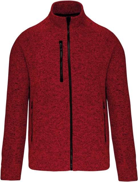 MEN'S FULL ZIP HEATHER JACKET