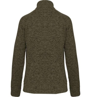 LADIES' FULL ZIP HEATHER JACKET