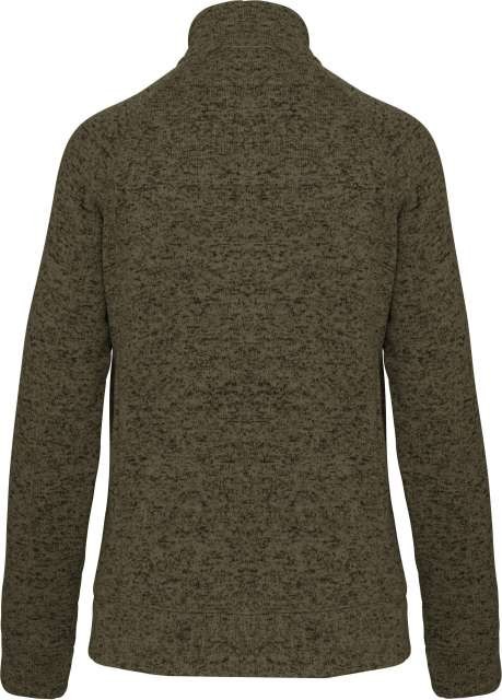 LADIES' FULL ZIP HEATHER JACKET