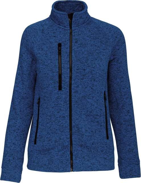 LADIES' FULL ZIP HEATHER JACKET
