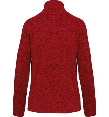 LADIES' FULL ZIP HEATHER JACKET