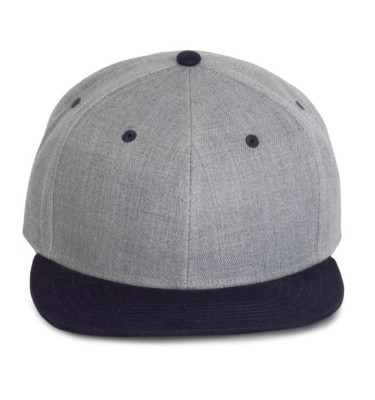 Light grey heather/navy