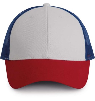 White/red/royal blue