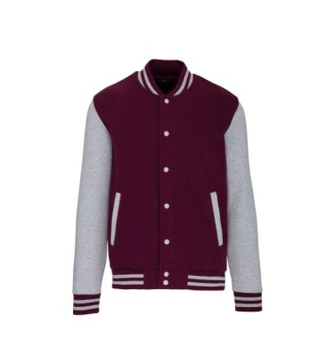 Wine/oxford grey