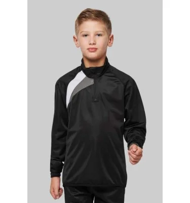 KIDS' ZIP NECK TRAINING TOP