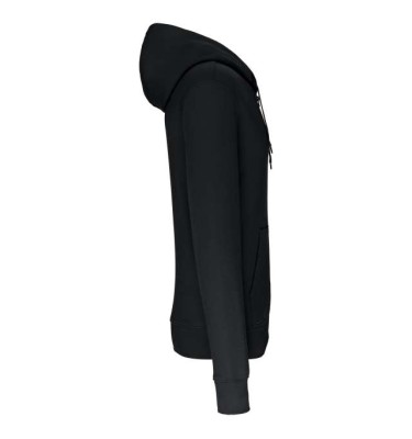 MEN'S ECO-FRIENDLY HOODED SWEATSHIRT WITH ZIP FASTENING