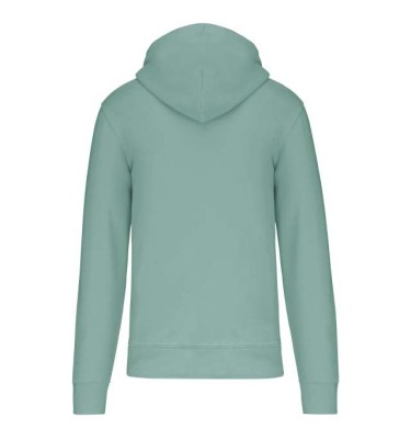 MEN'S ECO-FRIENDLY HOODED SWEATSHIRT WITH ZIP FASTENING