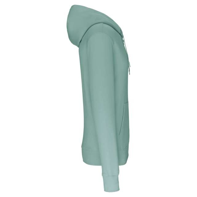 MEN'S ECO-FRIENDLY HOODED SWEATSHIRT WITH ZIP FASTENING