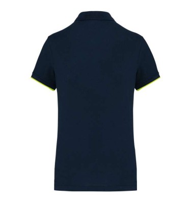 LADIES' SHORT-SLEEVED CONTRASTING DAYTODAY POLO SHIRT