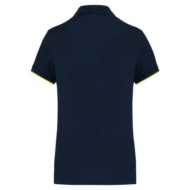 LADIES' SHORT-SLEEVED CONTRASTING DAYTODAY POLO SHIRT