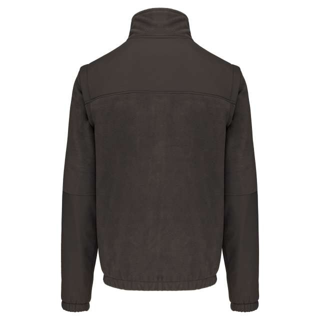 FLEECE JACKET WITH REMOVABLE SLEEVES