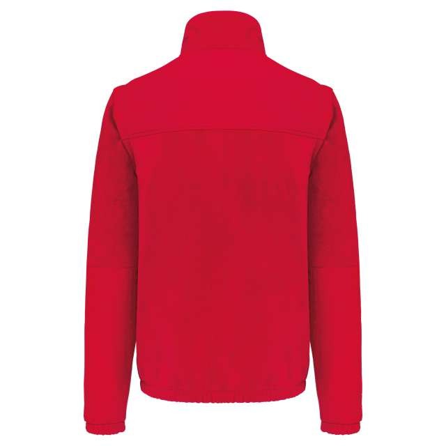 FLEECE JACKET WITH REMOVABLE SLEEVES