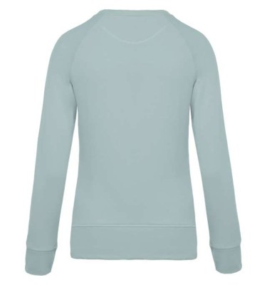 LADIES’ ORGANIC COTTON CREW NECK RAGLAN SLEEVE SWEATSHIRT