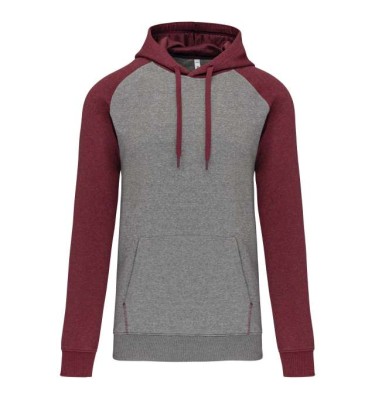 ADULT TWO-TONE HOODED SWEATSHIRT