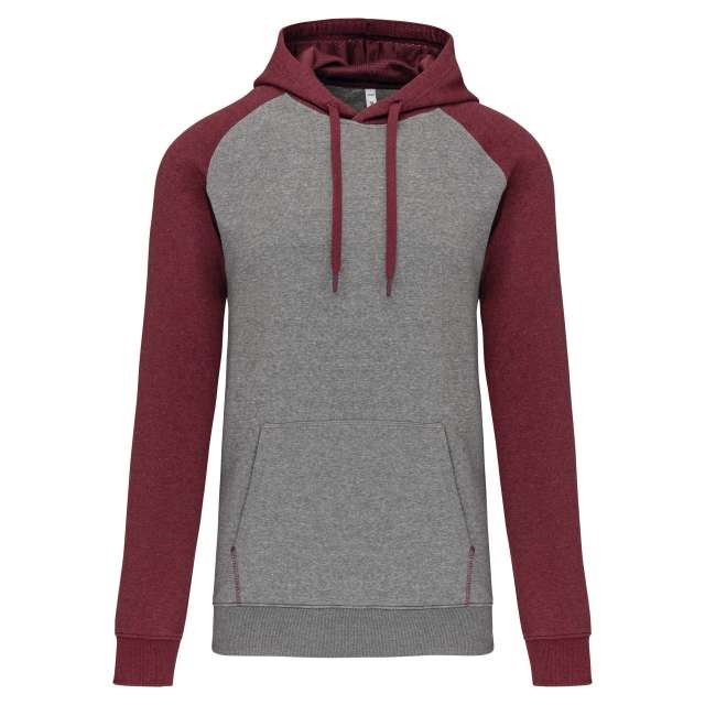 ADULT TWO-TONE HOODED SWEATSHIRT