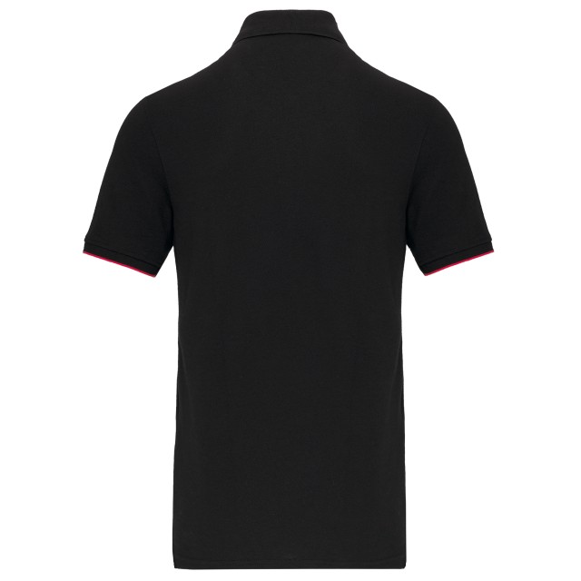 MEN'S SHORT-SLEEVED CONTRASTING DAYTODAY POLO SHIRT