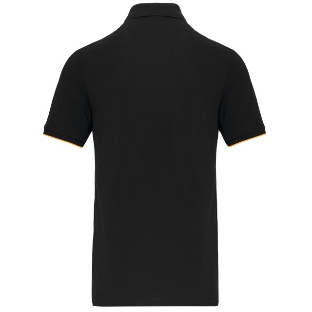 MEN'S SHORT-SLEEVED CONTRASTING DAYTODAY POLO SHIRT