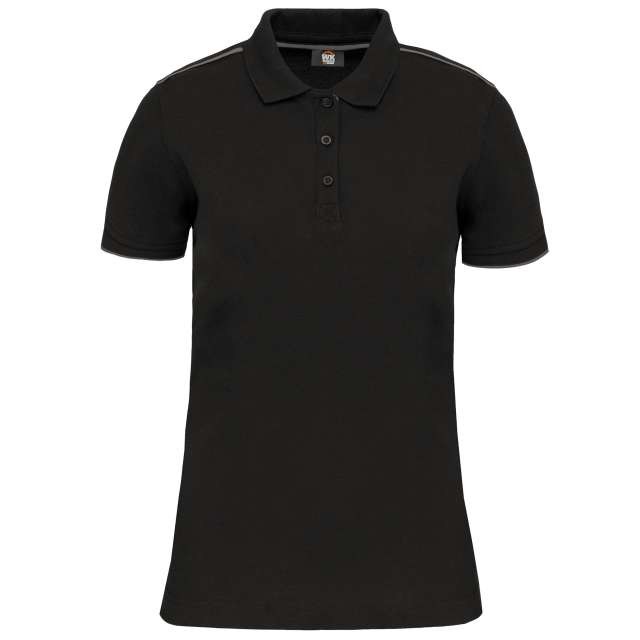 LADIES' SHORT-SLEEVED CONTRASTING DAYTODAY POLO SHIRT