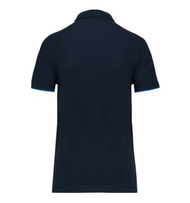LADIES' SHORT-SLEEVED CONTRASTING DAYTODAY POLO SHIRT