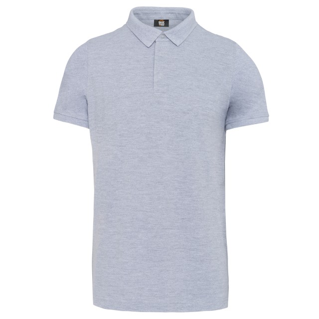 MEN'S SHORT SLEEVE STUD POLO SHIRT