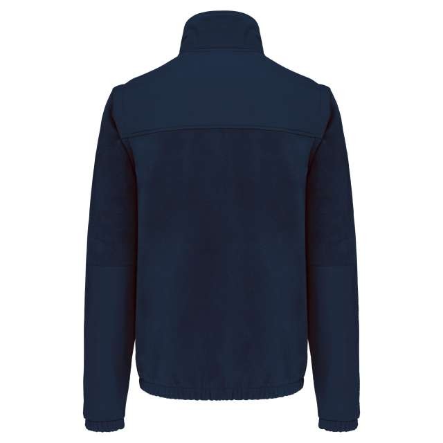 FLEECE JACKET WITH REMOVABLE SLEEVES