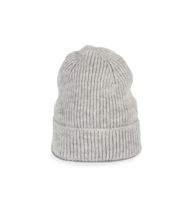 CLASSIC KNITTED BEANIE IN RECYCLED YARN
