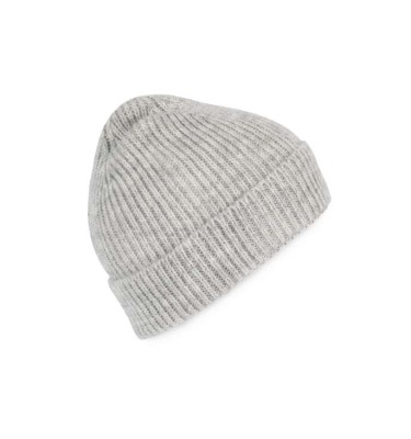 CLASSIC KNITTED BEANIE IN RECYCLED YARN