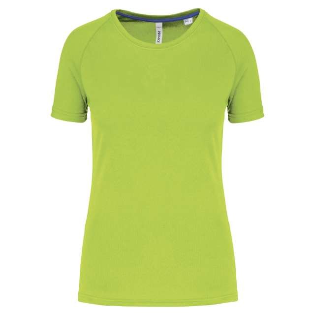 LADIES' RECYCLED ROUND NECK SPORTS T-SHIRT